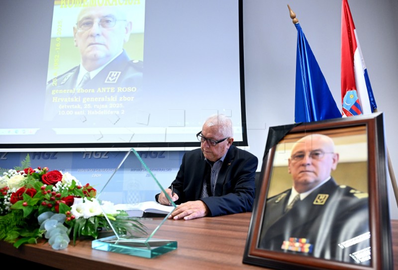Komemoracija za generala Ante Rosu