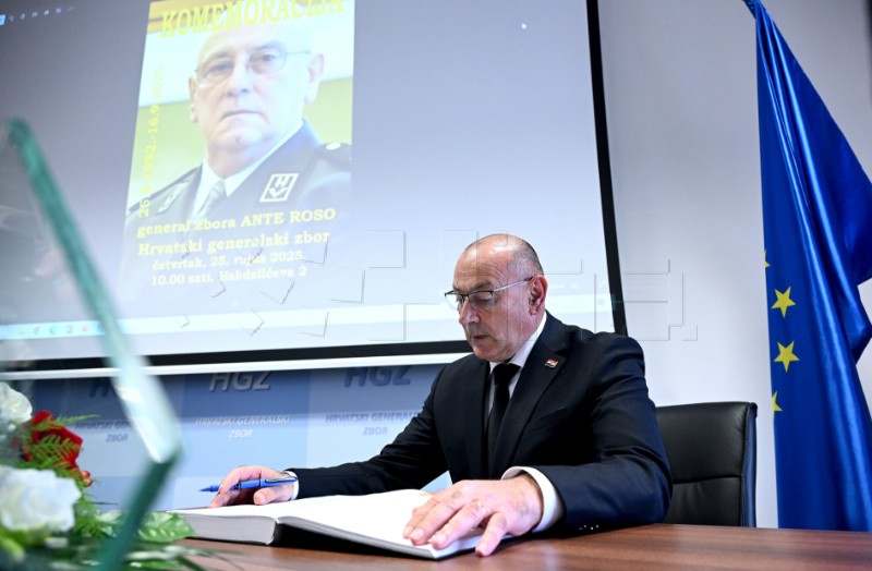 Komemoracija za generala Ante Rosu