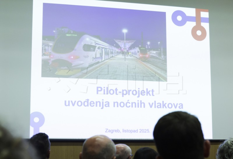 Predstavljen pilot-projekt uvođenja noćnih vlakova