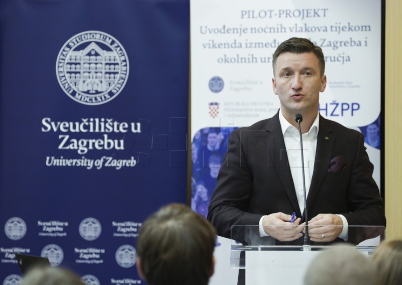 Predstavljen pilot-projekt uvođenja noćnih vlakova