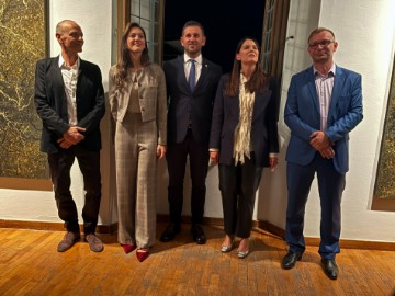 Izložba talijanskog slikara Alberta Di Fabija otvorena u Palači Milesi u Splitu