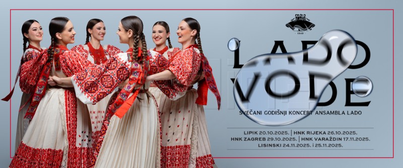 U četiri hrvatska grada svečani godišnji koncert Lada „Vode“
