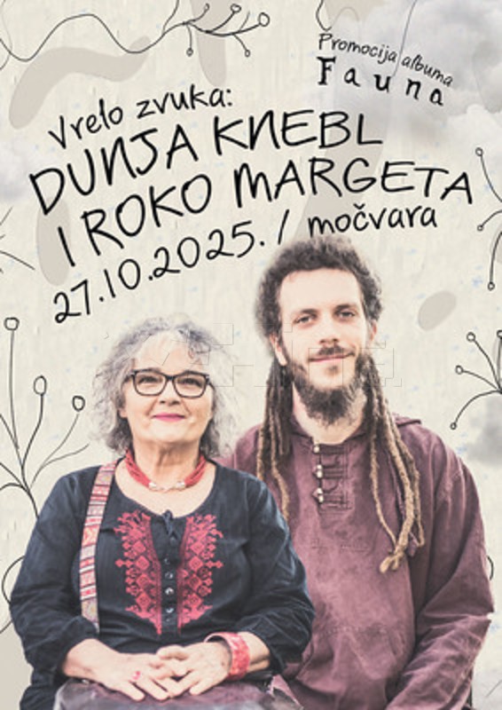 Dunja Knebl predstavlja na koncertu novi album "Fauna"