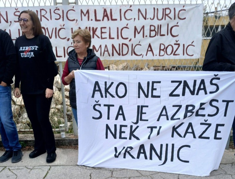 Mirni prosvjed u Vranjicu za sanaciju prostora Salonita i žrtve azbesta
