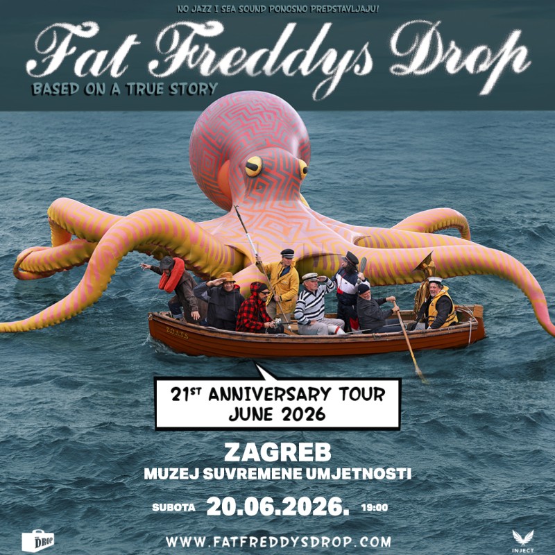 Novozelandski Fat Freddy's Drop nastupit će 20. lipnja 2026. u MSU