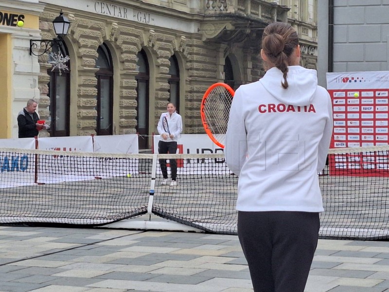 Uoči Billie Jean King Cupa, hrvatske tenisačice na varaždinskom Korzu