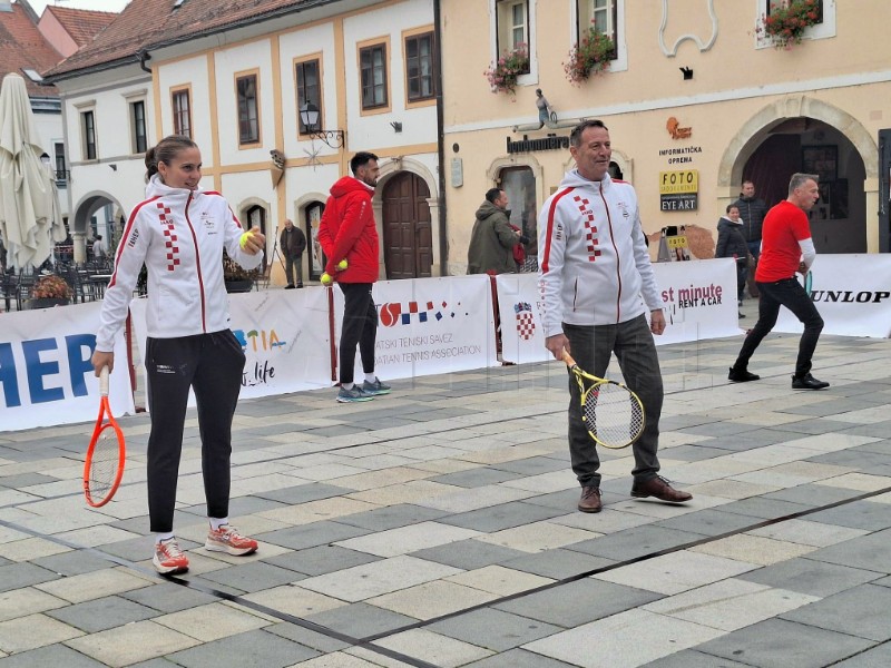 Uoči Billie Jean King Cupa, hrvatske tenisačice na varaždinskom Korzu