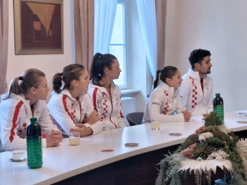 Uoči Billie Jean King Cupa, hrvatske tenisačice na varaždinskom Korzu