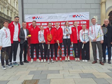 Uoči Billie Jean King Cupa, hrvatske tenisačice na varaždinskom Korzu