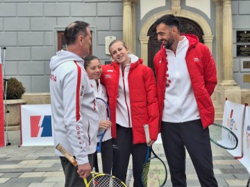 Uoči Billie Jean King Cupa, hrvatske tenisačice na varaždinskom Korzu