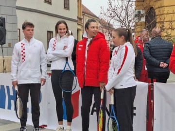 Uoči Billie Jean King Cupa, hrvatske tenisačice na varaždinskom Korzu