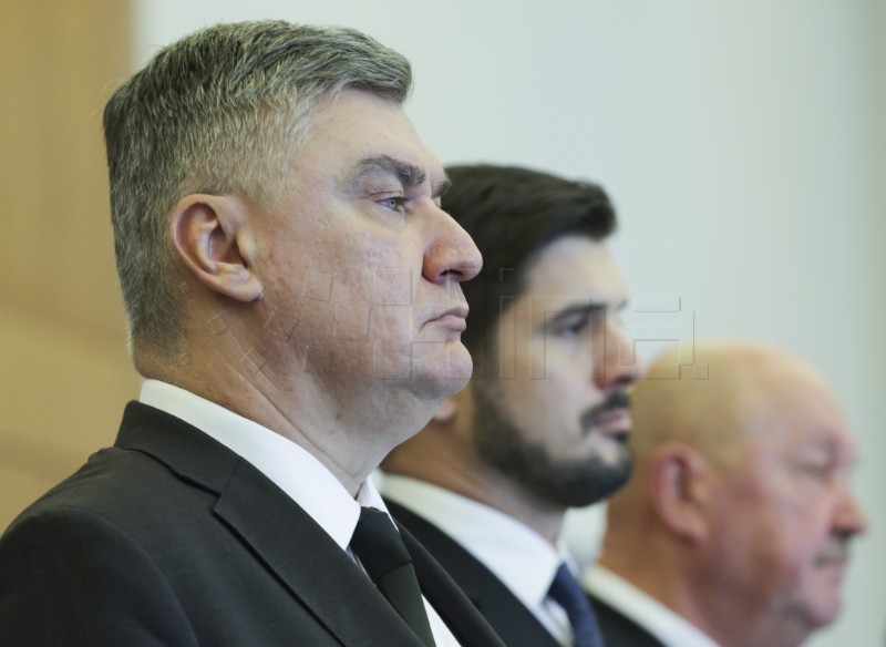 Milanović uručio počasne činove i odlikovanja veteranima Domovinskog rata