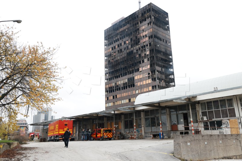 Inženjeri i statičari kod Vjesnikovog nebodera