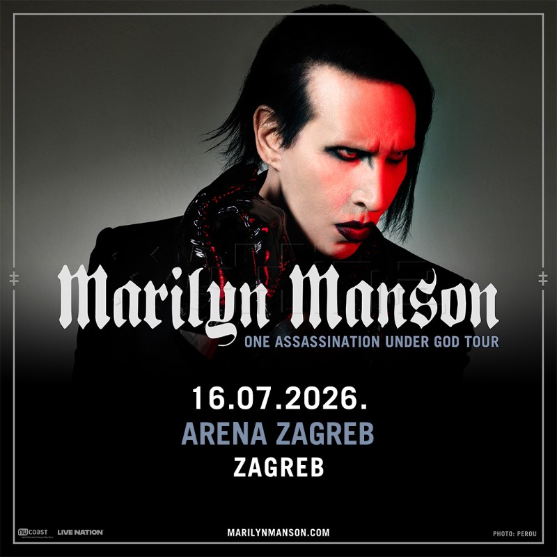 Marilyn Manson stiže 16. srpnja 2026. u zagrebačku Arenu