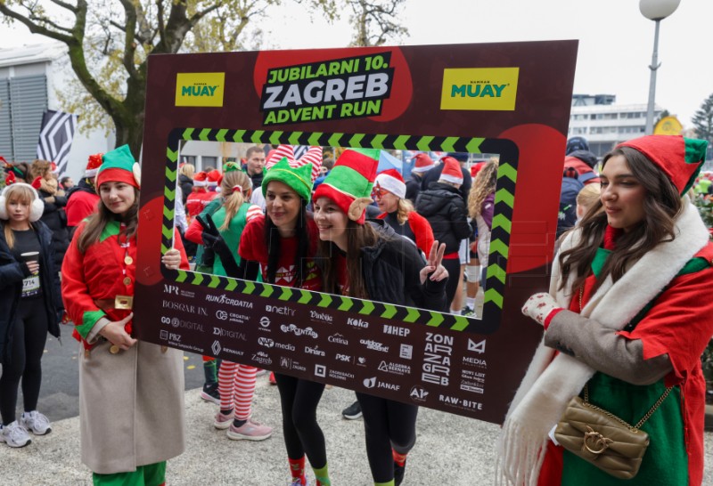 Deseto izdanje kostimirane utrke Zagreb Advent Run