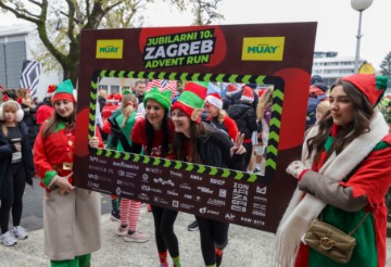 Deseto izdanje kostimirane utrke Zagreb Advent Run