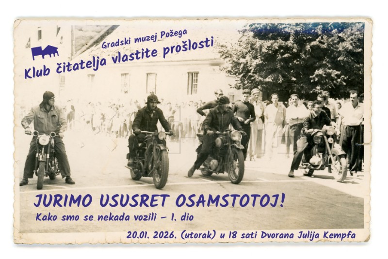 "Jurimo ususret osamstotoj!": 800 fotografija o povijesti prijevoza u Požegi
