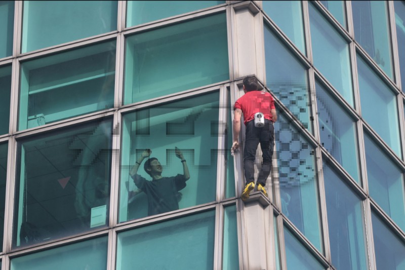 TAIWAN-CLIMBING-HONNOLD