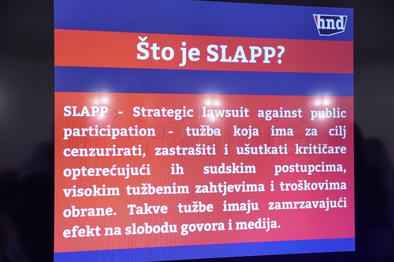 Okrugli stol "Strateške tužbe protiv sudjelovanja javnosti (SLAPP)"
