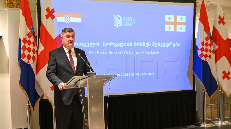 Milanović u Tbilisiju na otvaranju Hrvatsko-gruzijskog poslovnog foruma