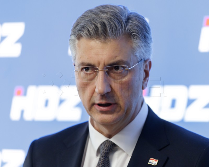 Plenković nakon sjednice Predsjedništva i Nacionalnog odbora HDZ-a