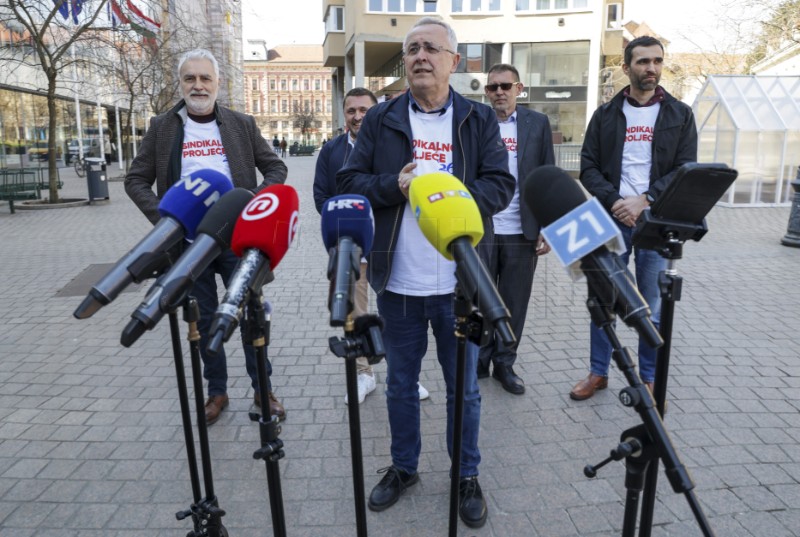 Konferencija za medije predstavnika sindikata