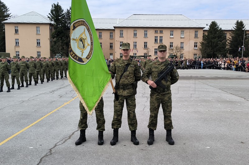 Požega: Svečana prisega ročnika na temeljnom vojnom osposobljavanju