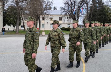 Požega: Svečana prisega ročnika na temeljnom vojnom osposobljavanju
