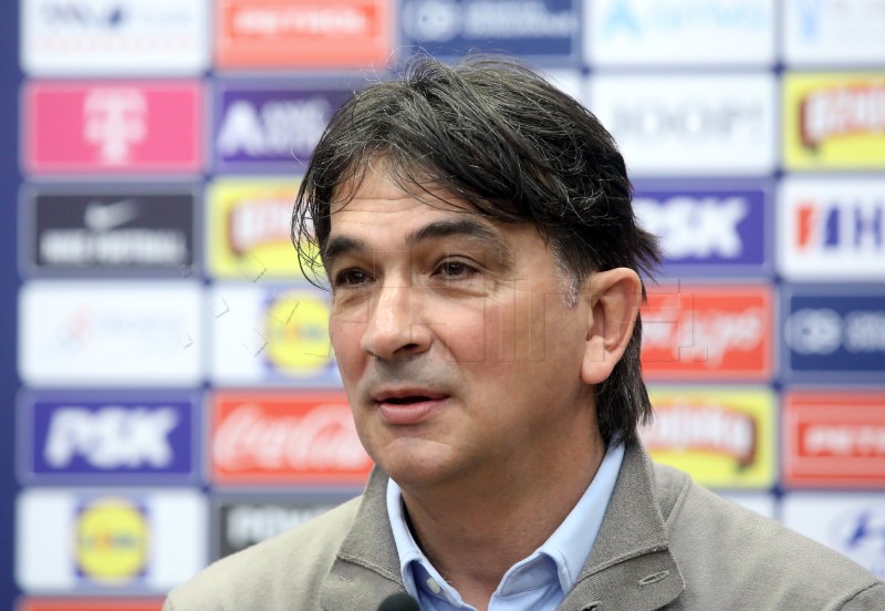Konferencija za medije izbornika hrvatske nogometne reprezentacije Zlatka Dalića