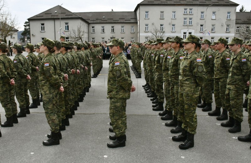 Požega: Svečana prisega ročnika na temeljnom vojnom osposobljavanju