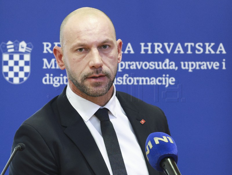 Konferencija za medije ministra pravosuđa Damira Habijana