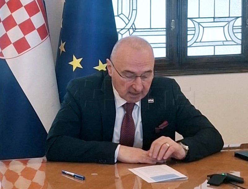 Ministar Grlić Radman na videokonferenciji o Hormuškom tjesnacu