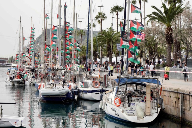 SPAIN-ISRAEL-PALESTINIAN-CONFLICT-AID-FLOTILLA