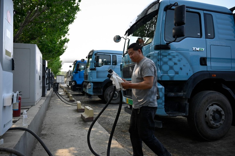 CHINA-TECHNOLOGY-LOGISTICS-AUTO-SHOW