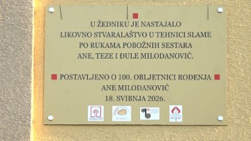 Spomen-pločom odana počast utemeljiteljici slamarstva bačkih Hrvatica Ani Milodanović