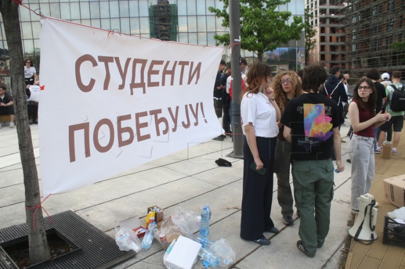 Beograd: Studentski pokret pozvao na prosvjed "Studenti pobjeđuju"