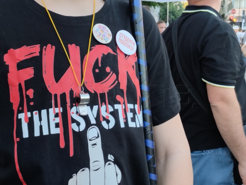 Beograd: Prosvjed "Studenti pobjeđuju“