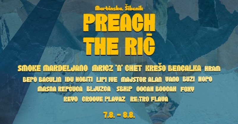 Smoke Mardeljano i Krešo Bengalka predvode ovogodišnji Preach The RIČ Festival