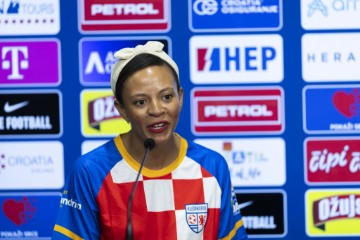 Konferencija za medije Hrvatske nogometne reprezentacije u Alexandriji
