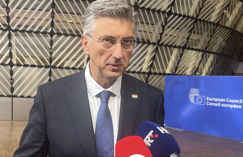 Plenković: Traju konzultacije o konačnoj verziji rezolucije o položaju Hrvata u BiH 