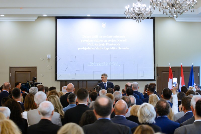 Plenković s predstavnicima hrvatske zajednice u centru Hamilton