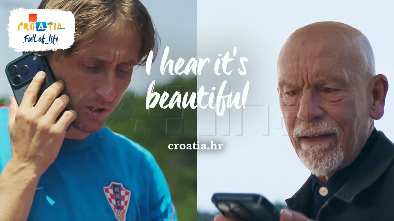 Croatia's tourism promotional film receives sequel featuring Modrić and Malkovich