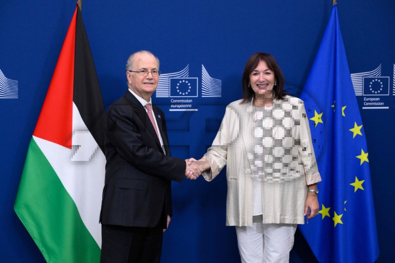 BELGIUM-EU-PALESTINIAN-DIPLOMACY