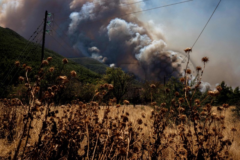 GREECE-ENVIRONMENT-CLIMATE-WEATHER-WILDFIRE