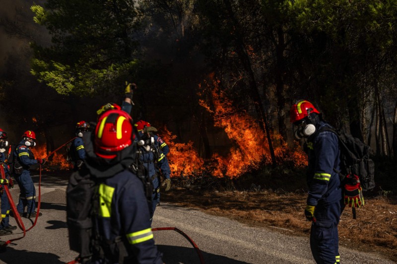 GREECE-ENVIRONMENT-CLIMATE-WEATHER-WILDFIRE