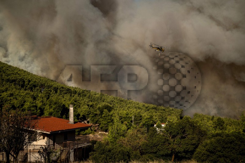 GREECE-ENVIRONMENT-CLIMATE-WEATHER-WILDFIRE