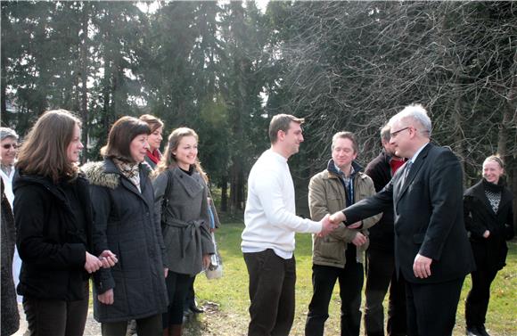 Predsjednik Josipović posjetio IRB                                                                                                                                                                                                              