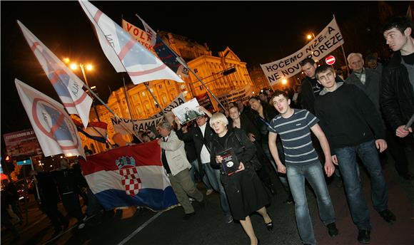 Zagreb: prosvjednici opet traže odlazak vlade                                                                                                                                                                                                   