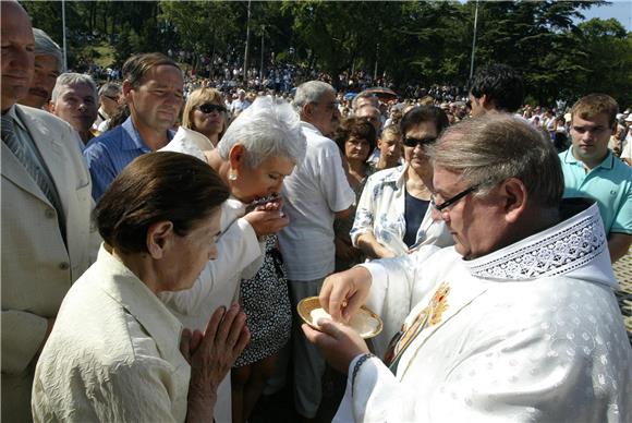 Blagdan Velike Gospe u svetištu na Trsatu                                                                                                                                                                                                       