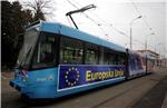 U Zagrebu u promet pušten EURO tramvaj                                                                                                                                                                                                          